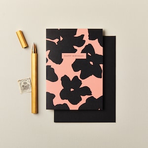 Carte d'anniversaire, carte de joyeux anniversaire, carte d'anniversaire pour elle, carte d'anniversaire d'un ami, carte d'anniversaire de luxe, carte d'anniversaire moderne, carte élégante