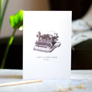 Just a little note to say card/Note to say card/Blank note card/Blank card/Keep in touch card/Blank notes/Greeting card/Blank greeting card image 2