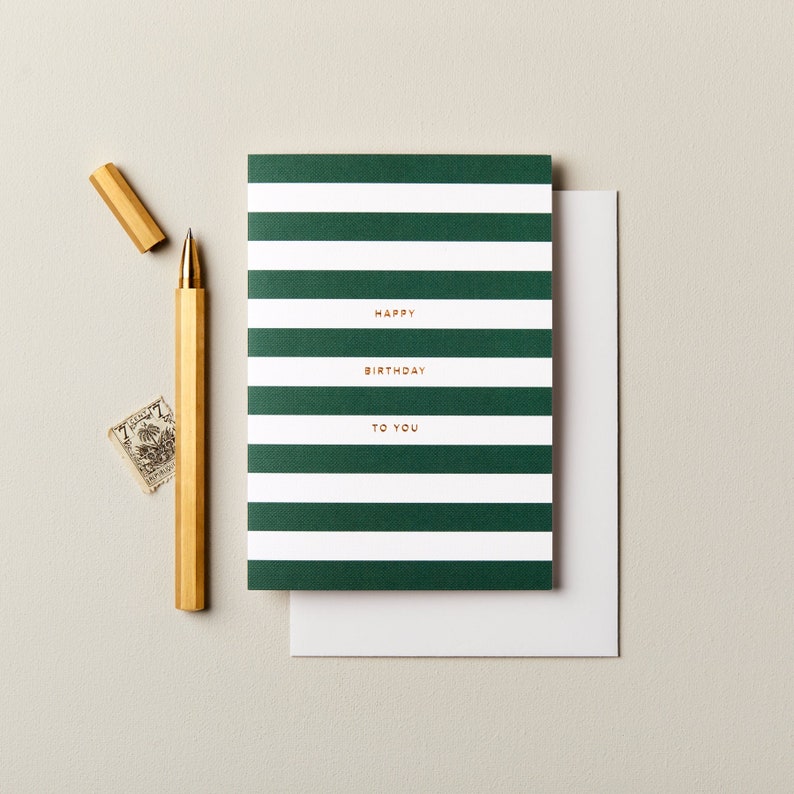 Happy birthday card, Male birthday card, Friend birthday card, For him birthday card, Dad birthday card, modern birthday card image 1