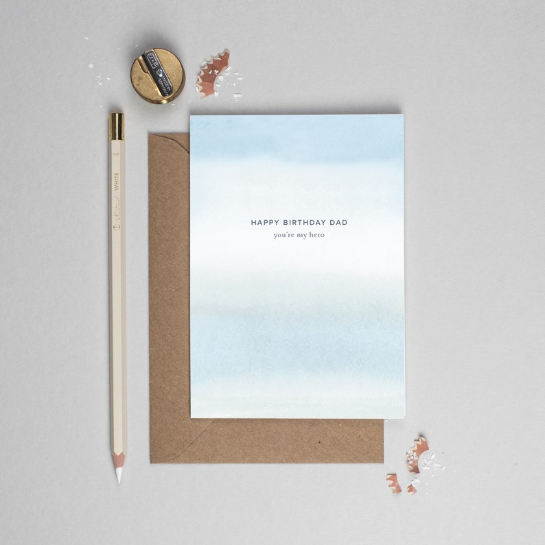 Happy birthday dad, Dad birthday card, Best dad birthday card, Brilliant dad birthday card, cute message dad birthday card, To my dad card image 1