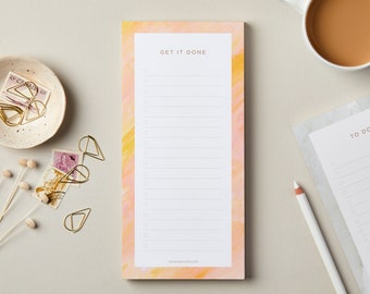 To-do list notepad, Jotter notepad, 80 tear off page notepad, Desk planner notepad, Shopping list notepad, Friend birthday gift, Blank To-do