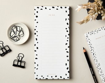 To-do list notepad, Jotter notepad, Tear off page notepad, Desk planner notepad, Shopping list notepad, Friend birthday gift, To-do Plan