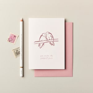 Trouwkaart, pasgetrouwdenkaart, verlovingskaart, paren trouwkaart, verloofde kaart, kaart bruiloft gefeliciteerd, moderne trouwkaart