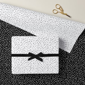 Dalmatian Gift Wrap, Modern Gift Wrap, Luxury Wrapping Paper, Sustainable Gift Wrap, Luxury Gift Wrap, Double Sided Wrapping Paper, Recycled