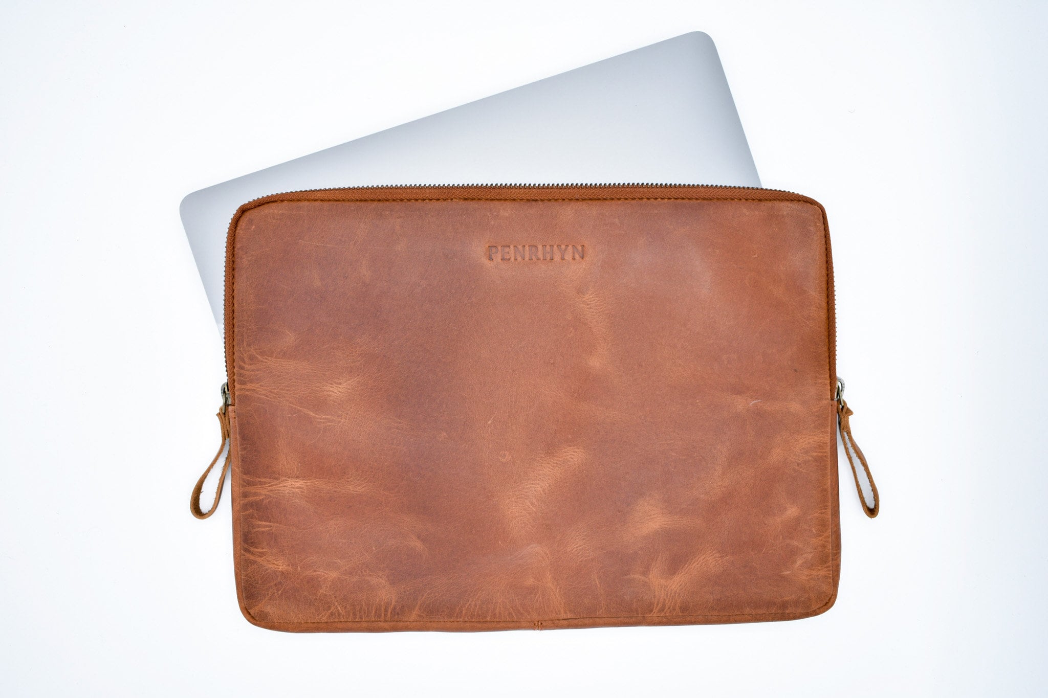 Fullgrain Leather Laptop and iPad Sleeve Handmade MacBook Air MacBook