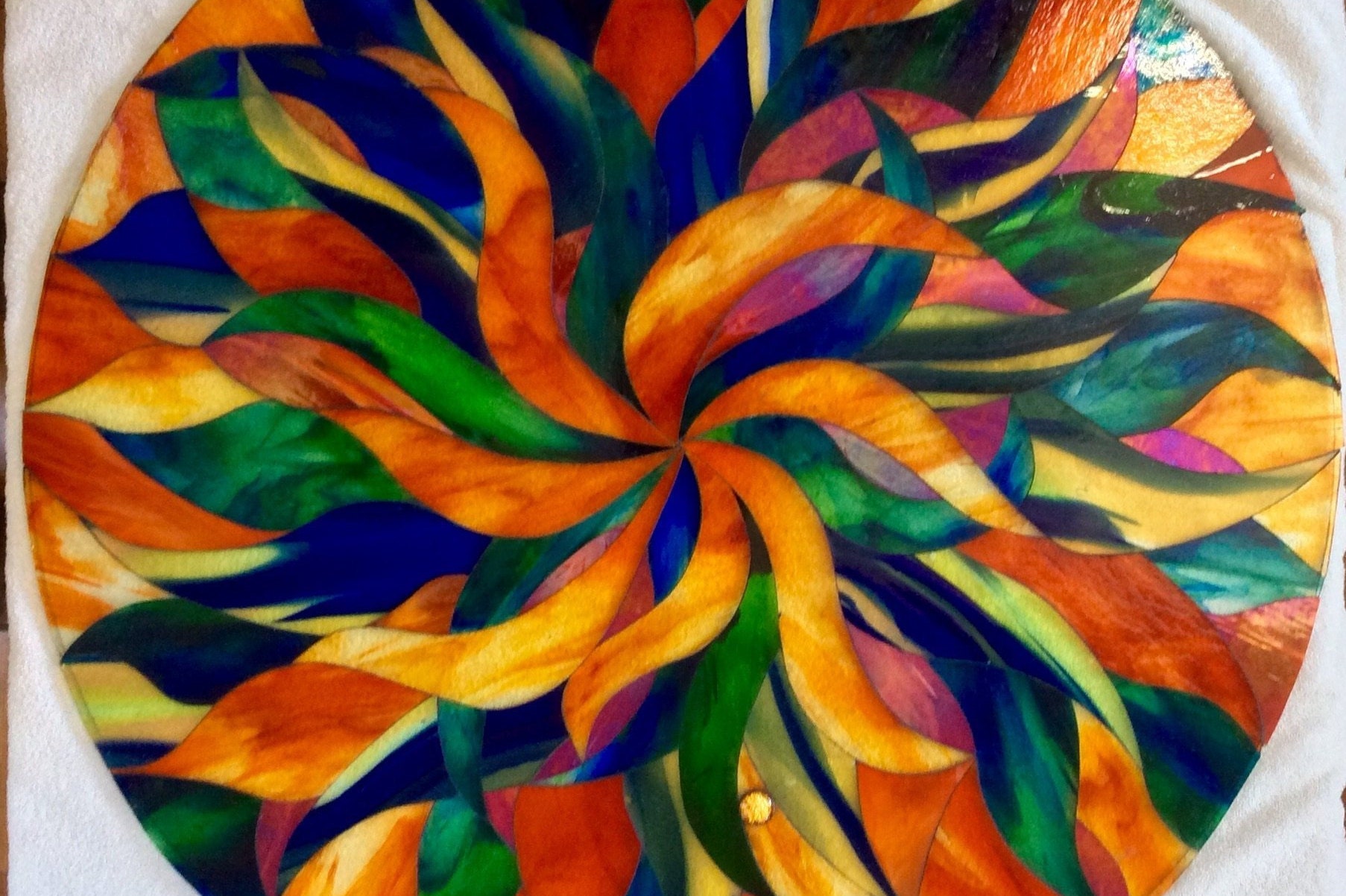 Glass on Glass Mosaic Etsy