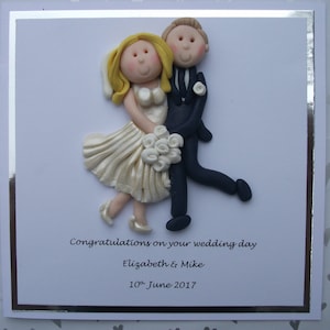 Carte de mariage personnalisée / même sexe / cadeau par Hot Dough Creations