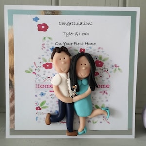 New Home personalised card/ gift  by Hot Dough Creations