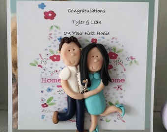 New Home personalised card/ gift  by Hot Dough Creations