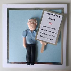 Cartello di compleanno "visto tutto" - personaggio/nome personalizzato, età: 40, 50, 60 ecc.