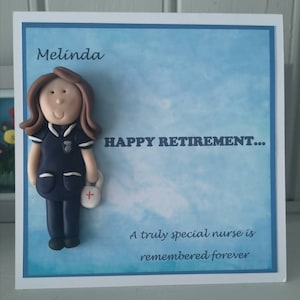 Retirement card for nurse /health visitor/  midwife/doctor/paramedic by Hot Dough Creations