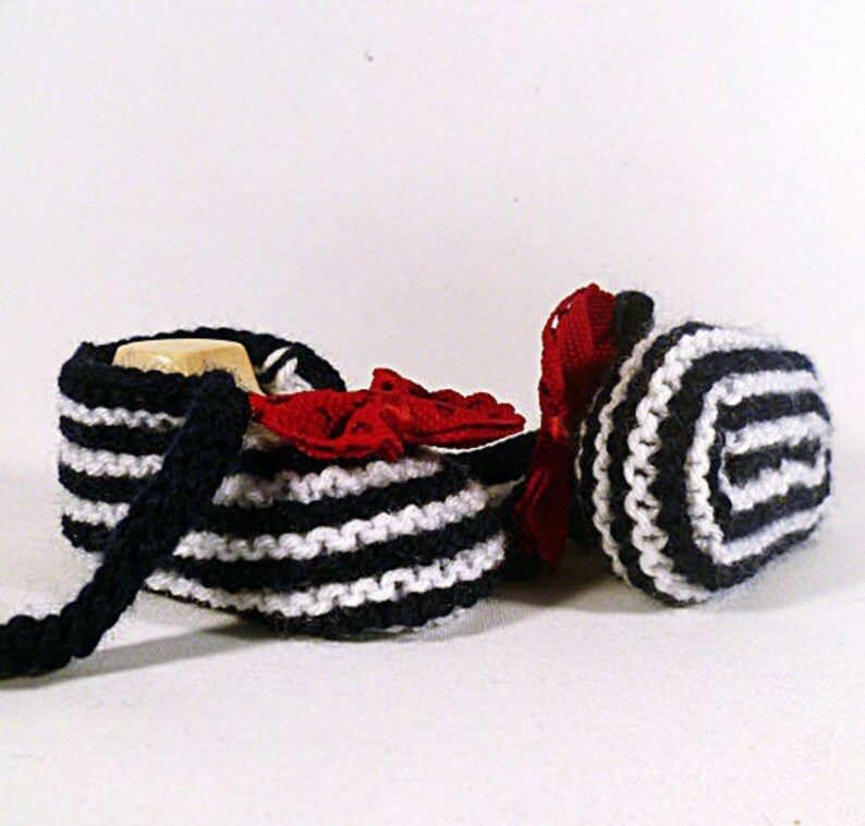 Baby slippers 0-3 months in the shape of ballerinas the marines that knot image 3