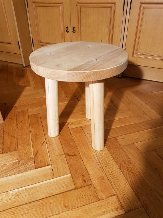 Classic Solid Wood Stool, Small Table Canada