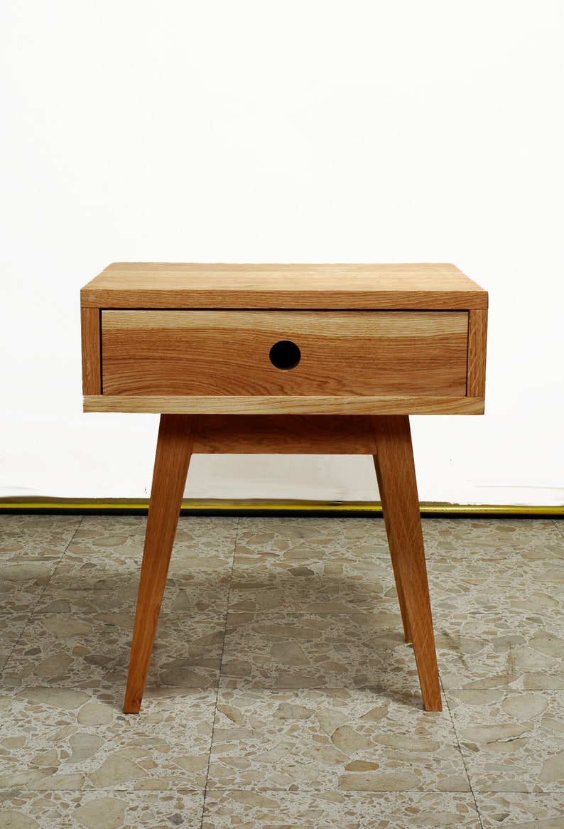 Mid Century Nightstand Etsy