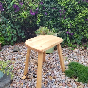 Medieval Viking stool on 4 legs