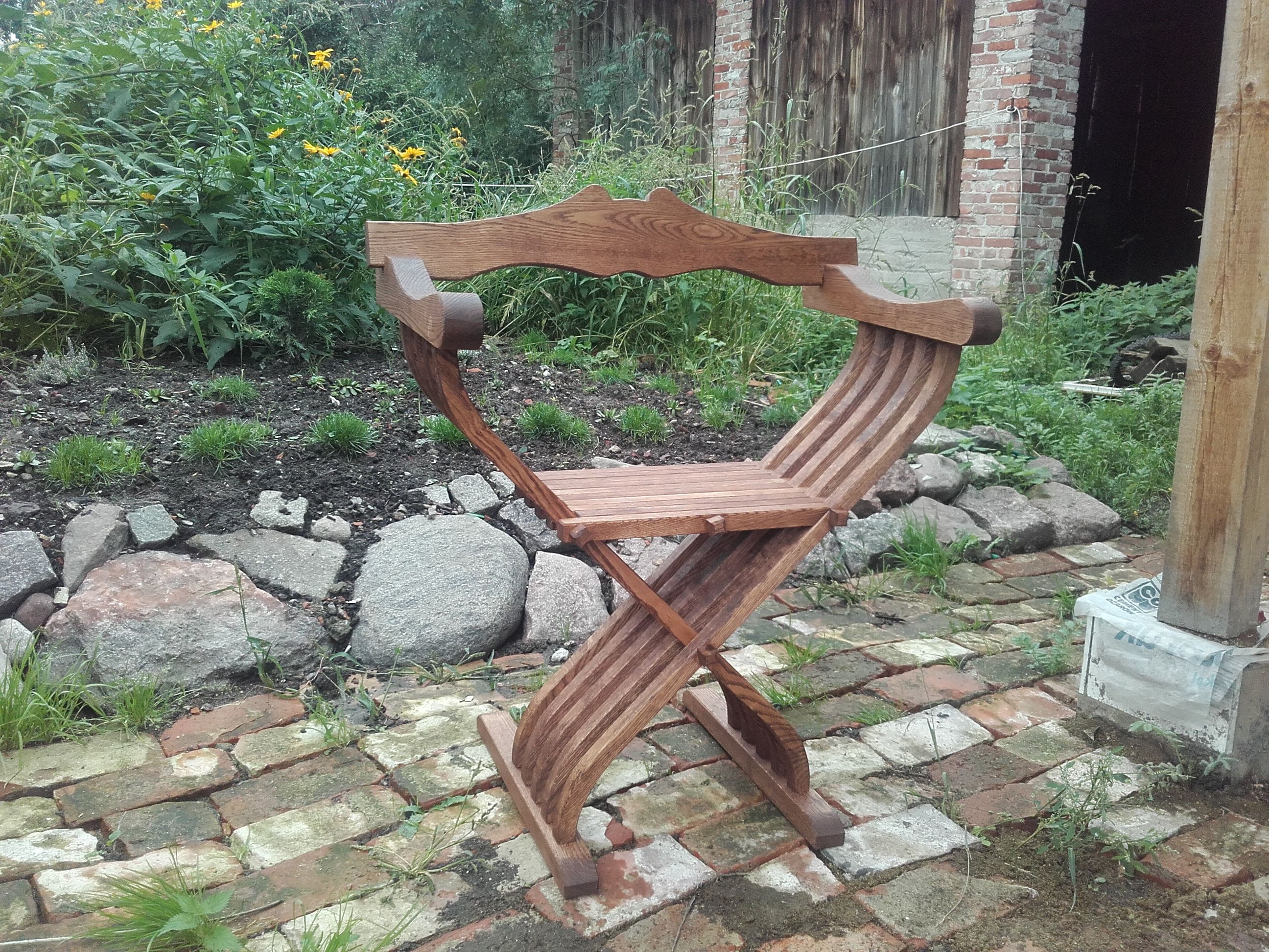 Savonarola Folding Chair, Dante Chair, Campaign Chair, Chaise