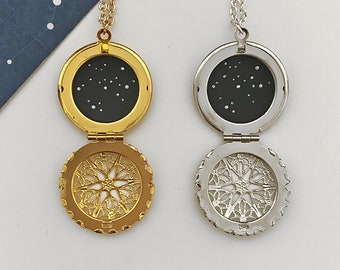 SAGITTARIUS LOCKET. sagittarius star sign locket / celestial / inspirational / sagittarius constellation / personalised necklace / zodiac