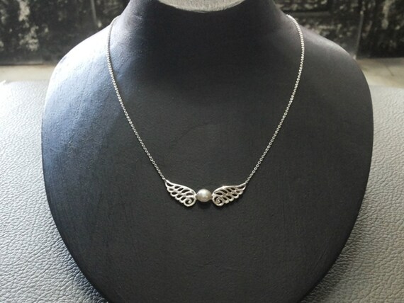 Tiffany necklace online with wings