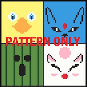 Final Fantasy Faces PATTERN
