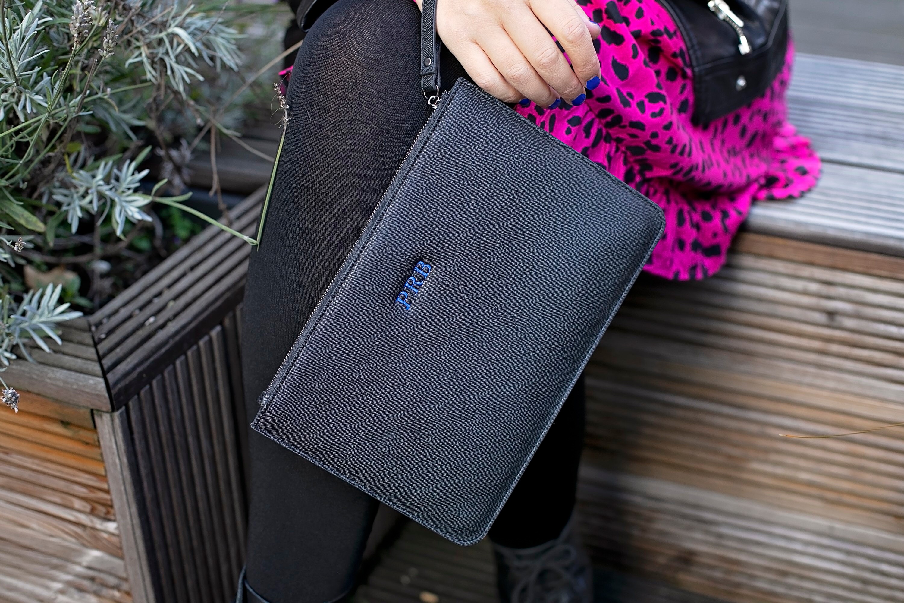 Personalised Clutch Bag with Wrist StrapThe Lottie Etsy