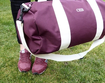 Gym bag Monogrammed-The Charlie. Fathers Day Gift.