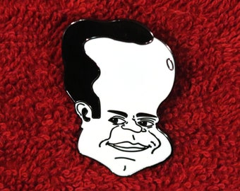 Frasier Crane Enamel Pin: Caricature Tribute for TV Fans