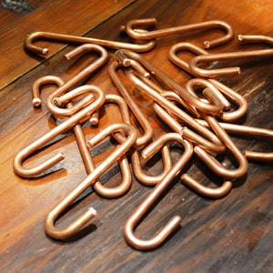Copper S-hooks (12-count)