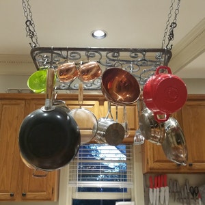 Rustic Pot & Pan Rack (custom - 40