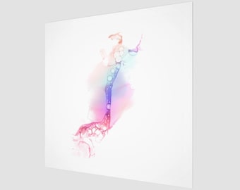 Alcohol Ink Print | Femalia No.2