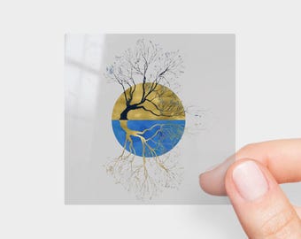 Tree decal sticker