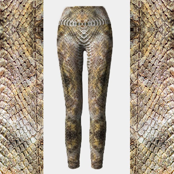 snake print yoga pants