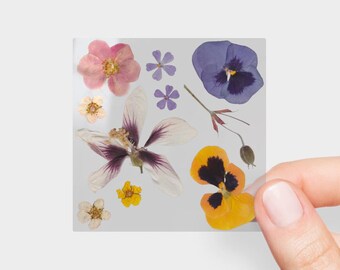Pressed Flower Sticker Decals