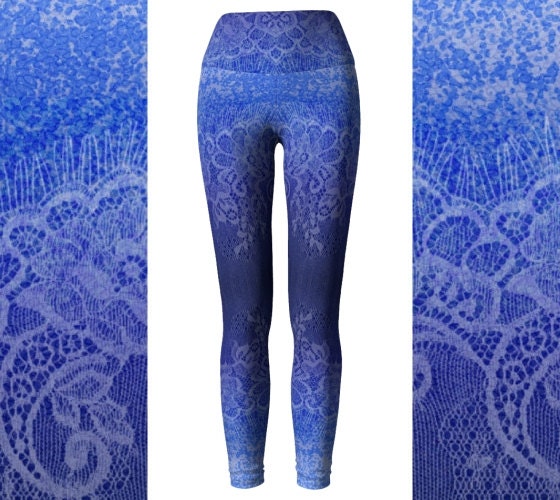 Nymph Leggings WHITE Women Yoga Pants, Leggings, Capris Style, 3/4lenght,  Criss-cross Lace Up, Ecoluxe 