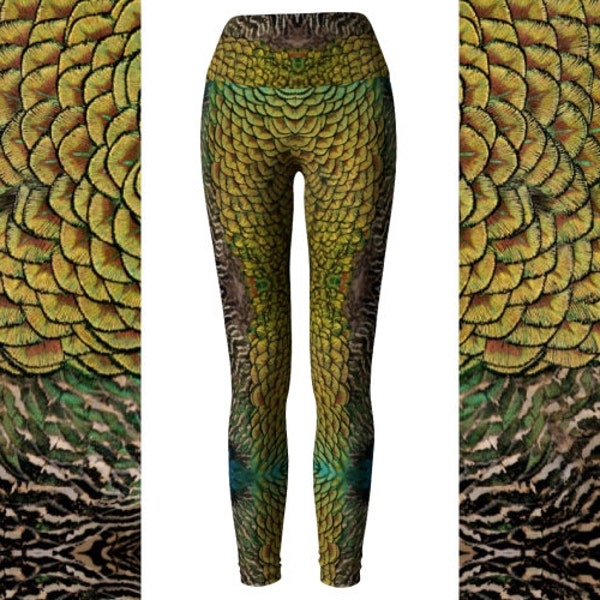 Feather Leggings Etsy