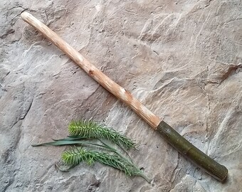 Black Alder wand, Magic Wand, hand carved wand, witches wand, Wand for wiccans and pagan rituals