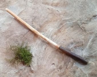 Black Alder wand, Magic Wand, hand carved wand, witches wand, Wand for wiccans and pagan rituals