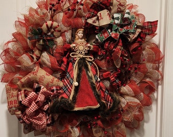 Angel Christmas Wreath
