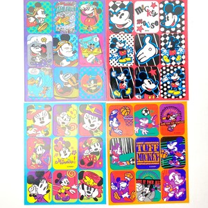 Vintage Mickey Unlimited Sticker Sheet von Cleo - Your Choice - Mickey & Minnie Mouse, Tuff Mickey, Mickey the Mail Pilot Comic Strip - Selten
