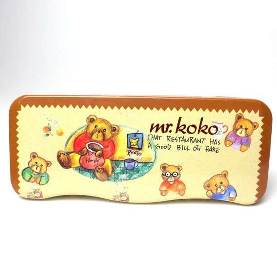 teddy bear pencil box