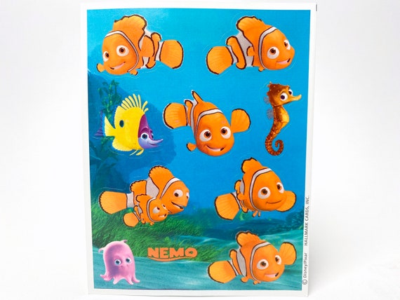 Finding Nemo Sticker Sheet Hallmark 2003 Disney Pixar - Etsy Finding Nemo Sticker Sheet Hallmark 2003 Disney Pixar - Etsy