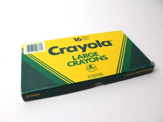 Crayola Large Crayons, Assorted Colors,16 Per Box (52-0336)