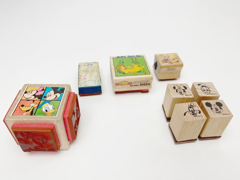 Vintage Disney Rubber Stamps Rubber Stampede All Night Etsy