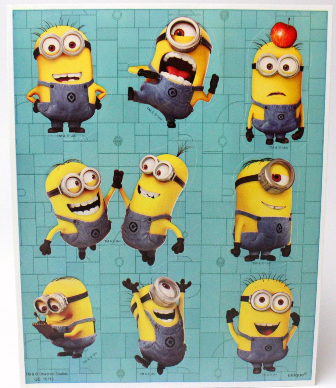Garcons Filles Fete D Anniversaire Minions Meprisable Me Joyeux Anniversaire Lettres Banniere Fetes Occasions Speciales Articles De Fete Guirlandes Bannieres