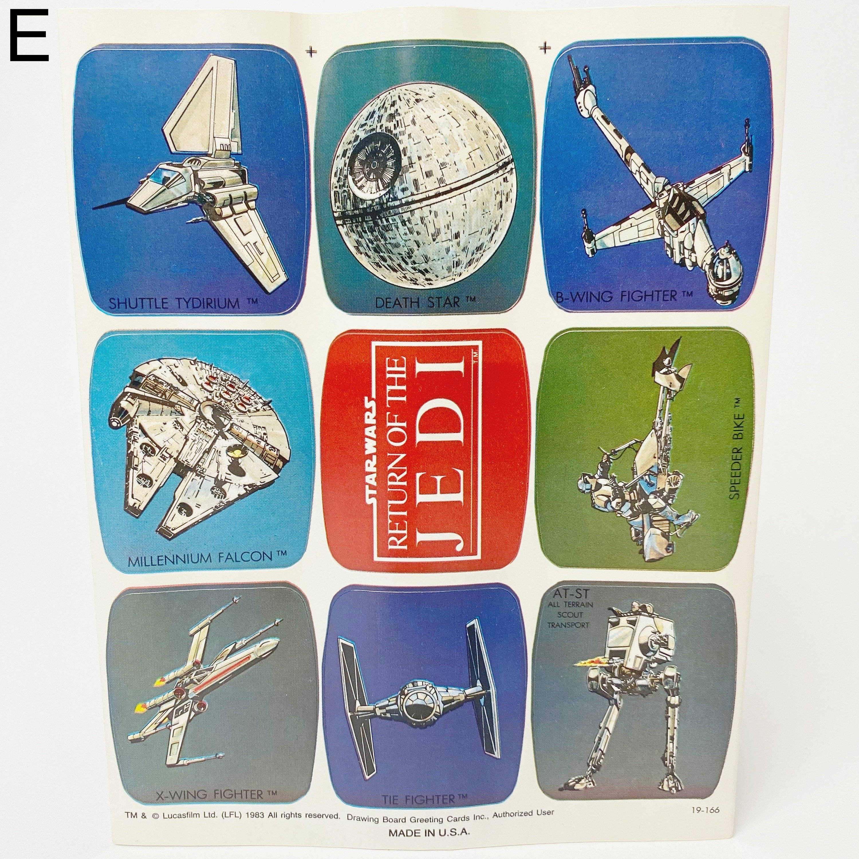 Vintage Star Wars Sticker Sheet Choose: Episode VI Return of - Etsy
