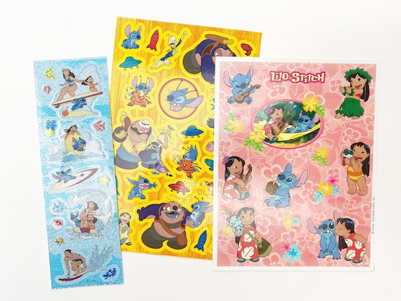 Lilo & Stitch Sticker Sheet Hallmark, Sandylion, Disney Cartoon