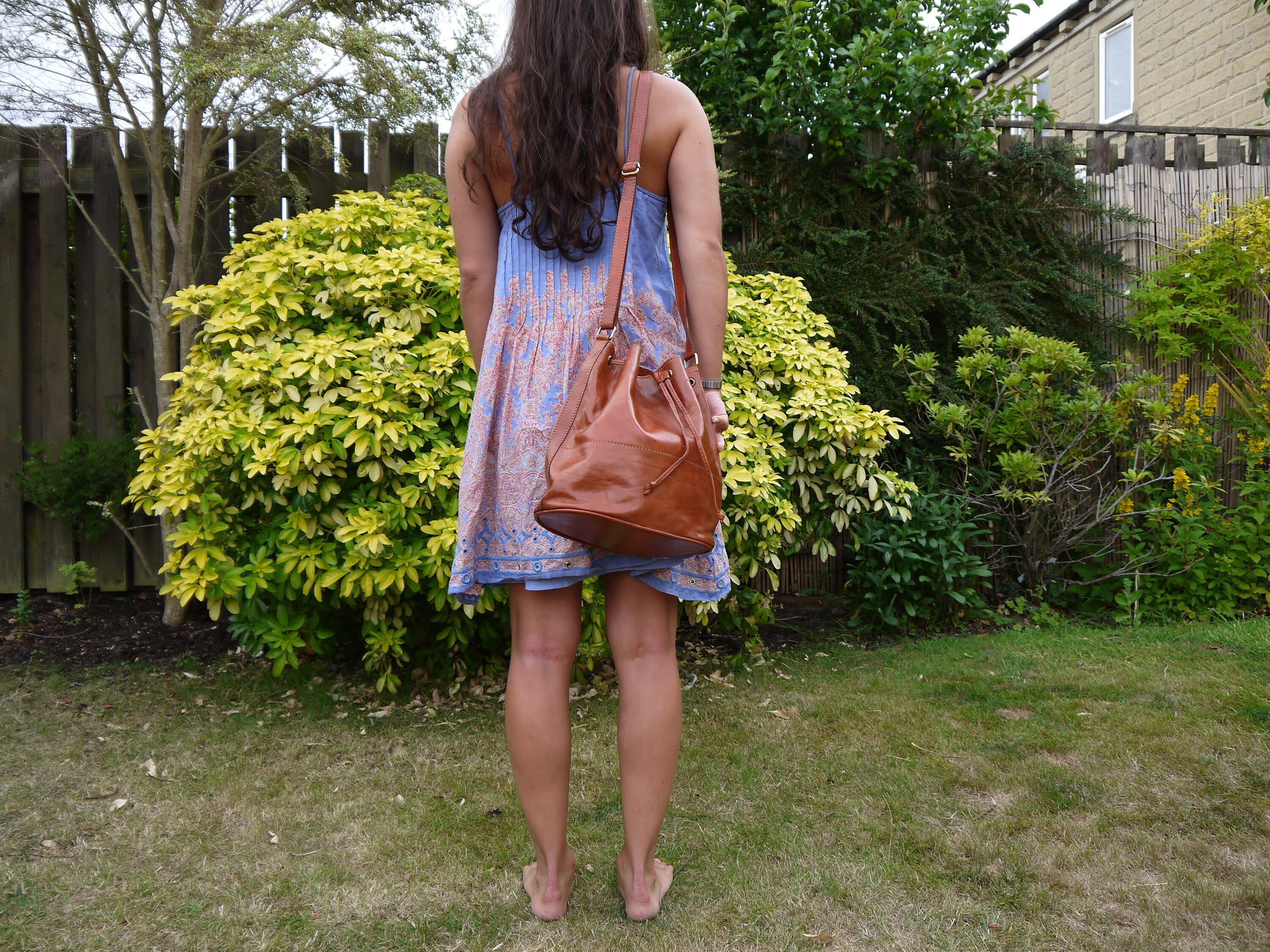 leather drawstring duffle bag