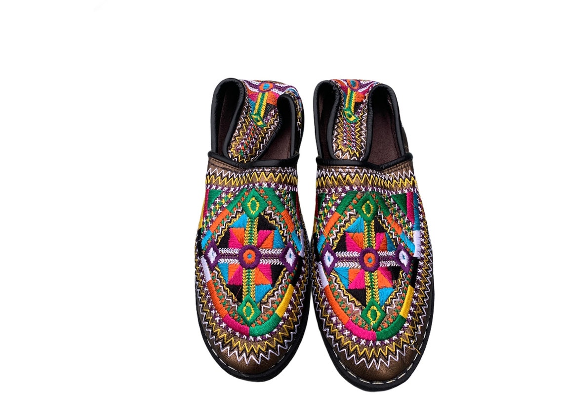 Babuchas Marroquíes De Piel Babuchas Marroquíes De Cuero 100