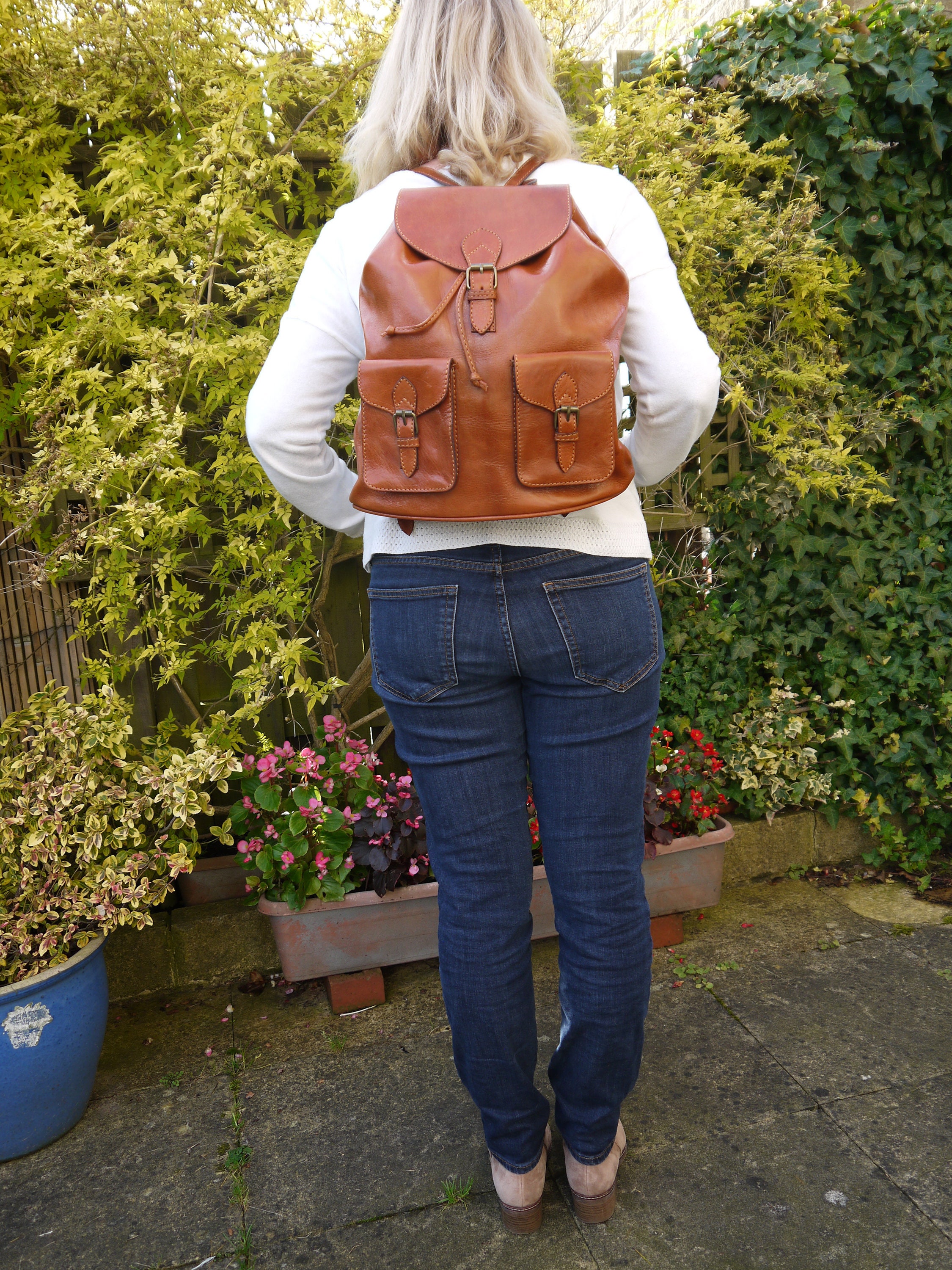 leather backpack etsy
