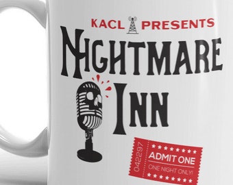Frasier Inspired KACL Nightmare Inn Ceramic Coffee Mug