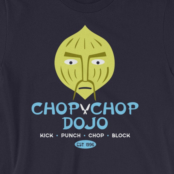 Video Game Gamer Parappa the Rapper Inspired Chop Chop Dojo Short-Sleeve Unisex Men Women Gaming Gamer T-Shirt (Multiple Color Options)